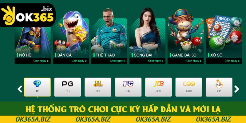 Hệ thống trò chơi cực kỳ hấp dẫn và mới lạ Hệ thống trò chơi cực kỳ hấp dẫn và mới lạ