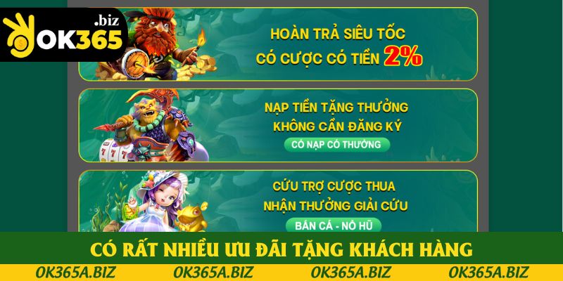 Có rất nhiều ưu đãi hệ thống tặng khách hàng Có rất nhiều ưu đãi hệ thống tặng khách hàng
